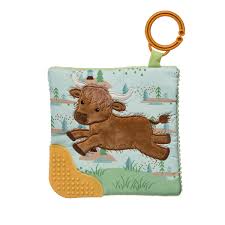 MARY MEYER HIGHLAND COW CRINKLE TEETHER