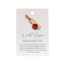 KEEPSAKE PIN MEN WICKET KEEPER