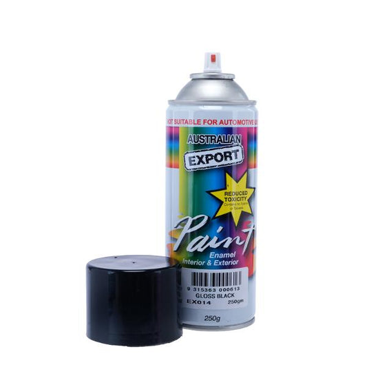 SPRAY PAINT EXPORT GLOSS BLACK
