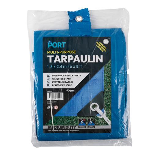 TARPAULIN BLUE 183X244CM (6X8FT)