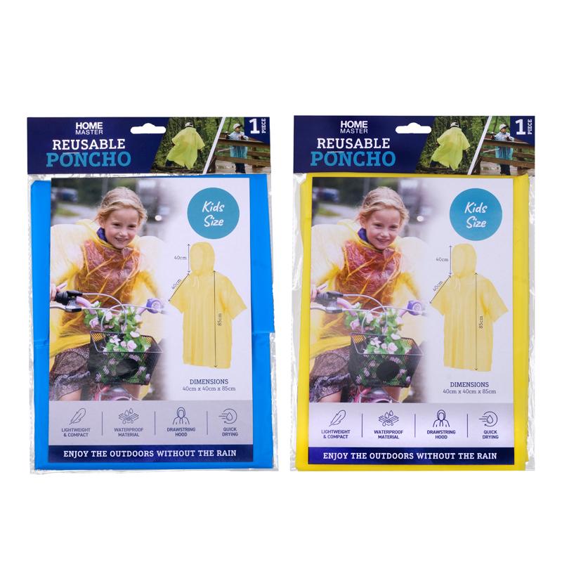 PONCHO REUSABLE FOR KIDS