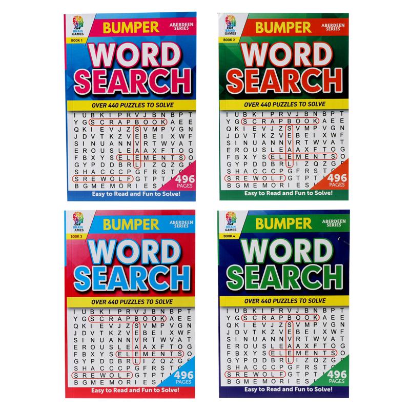 WORD SEARCH BOOK A5 496PG