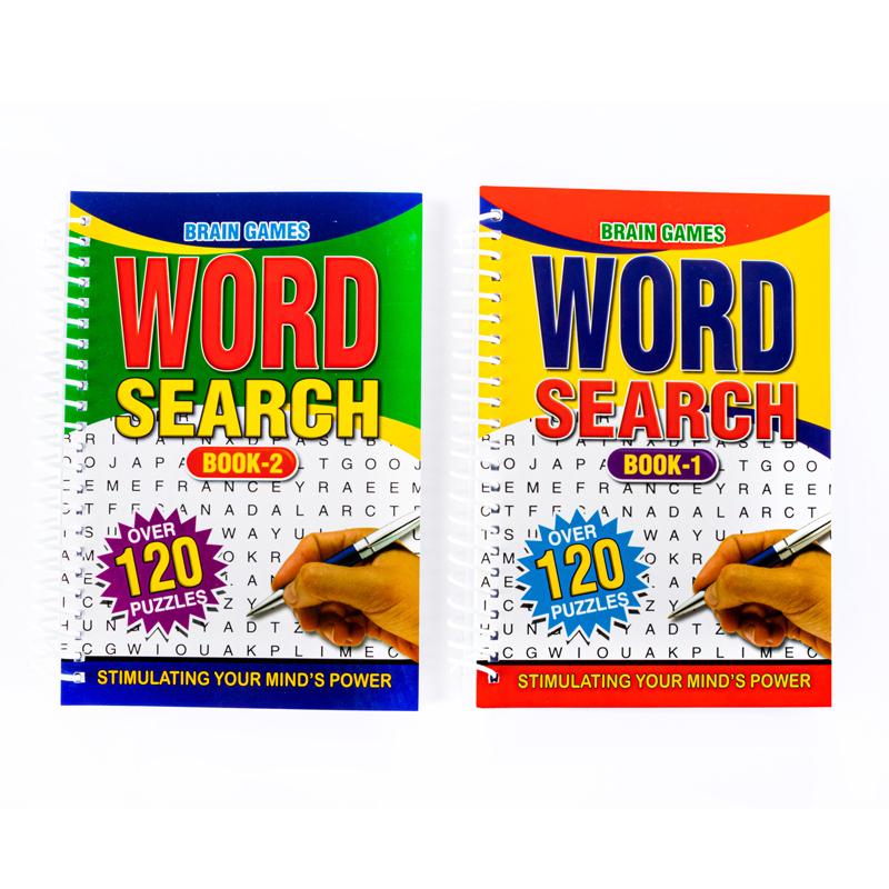 WORD SEARCH BOOK SPIRAL A5 144PG