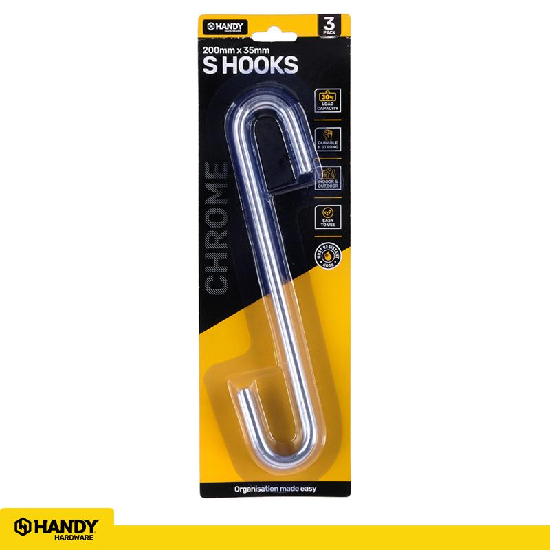 S HOOKS 200MM X 35MM