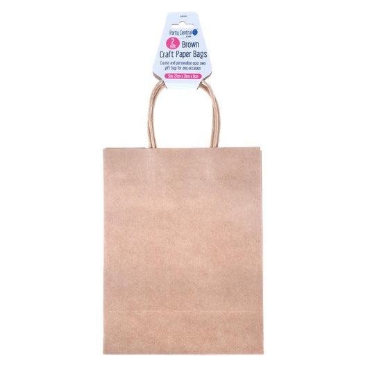 PAPER BAGS BROWN HORIZONTAL 27X22X11CM