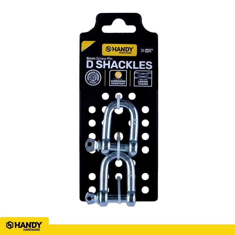 D SHACKLE 8MM 2PC