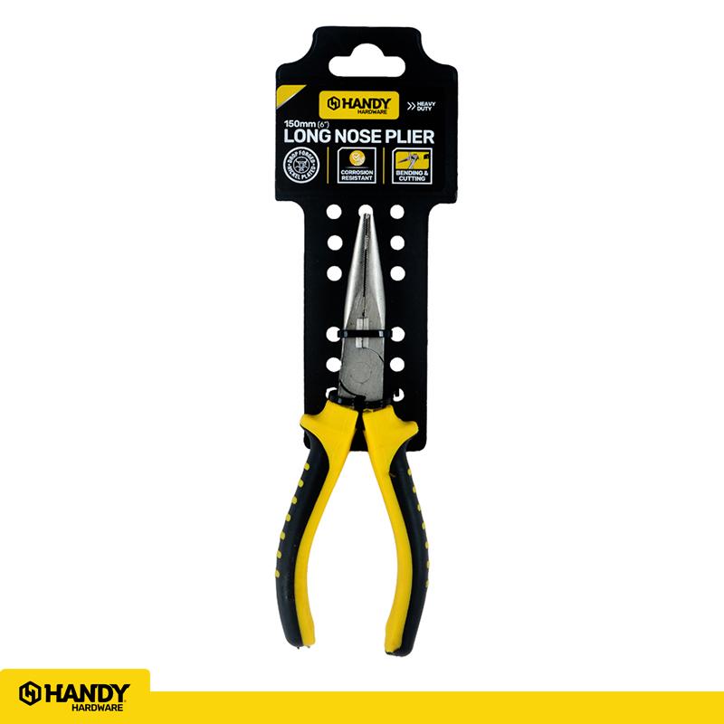 PLIER LONG NOSE COMFORT GRIP BLK/YELLOW