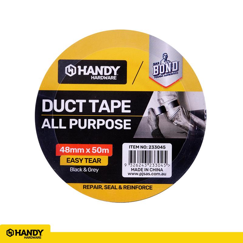 DUCT TAPE BLACK & GREY 48MM