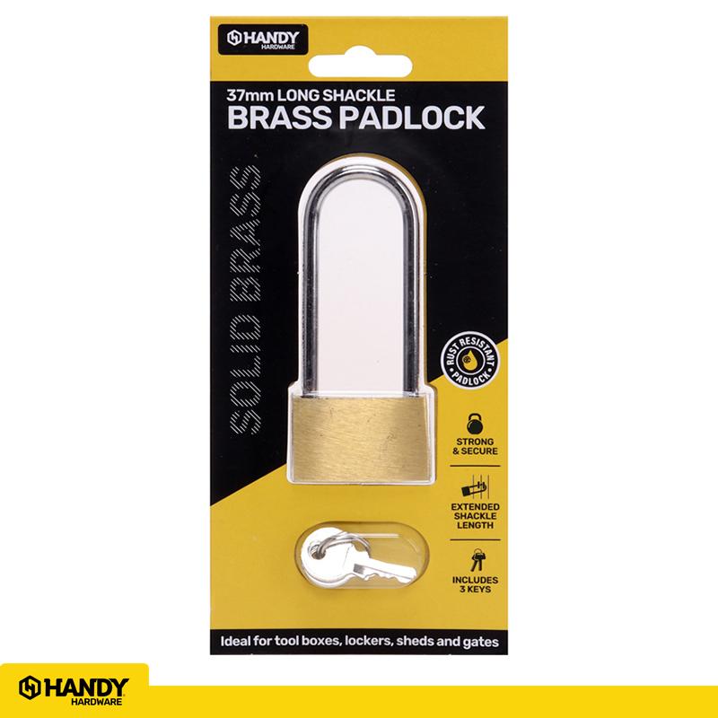 PADLOCK LONG SHACKLE 37MM