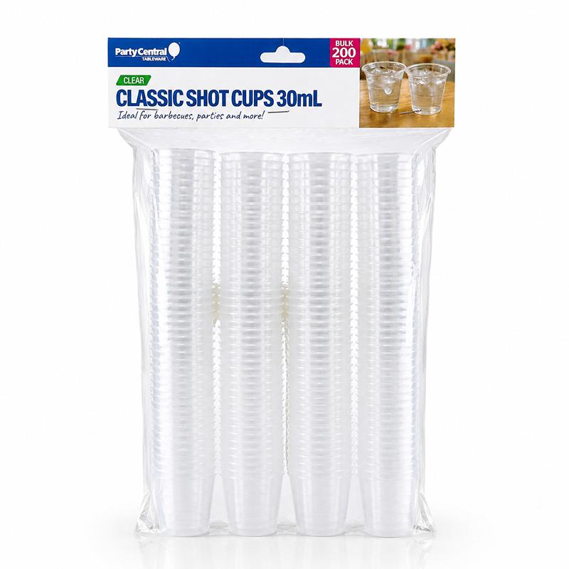 SHOT CUPS CLEAR 200PK 30ML