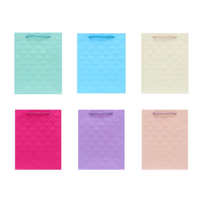 GIFT BAG DIAMOND EMBOSSED SML