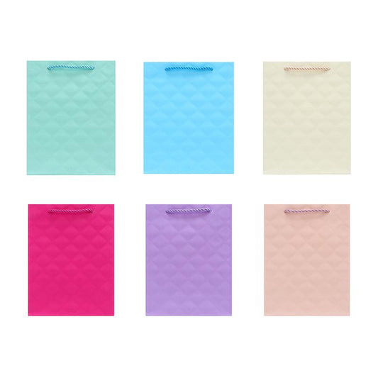 GIFT BAG DIAMOND EMBOSSED SML