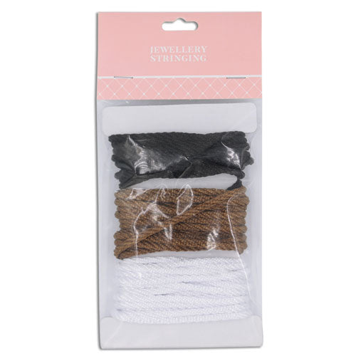 ROPE CORD THICK 3X2M BLK/BROWN/WHT