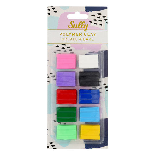 CLAY POLYMER MULTI PACK 10PC