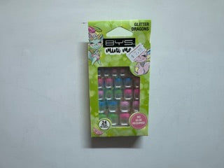NAILS PRESS ON MINI ME GLITTER DRAGONS