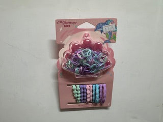 HAIR TIES MIXED PACK 210PC MERMAID