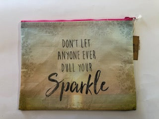 TOLIETRY POUCH DON'T LET ANYONE