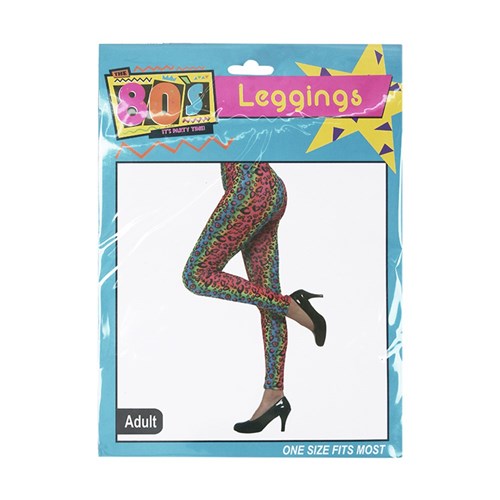 LEGGINGS LEOPARD PRINT COLOURFUL
