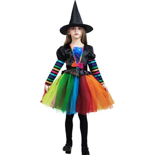 COSTUME KIDS RAINBOW WITCH