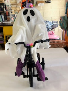 ANIMATED BIKE RIDE GHOST 32CM