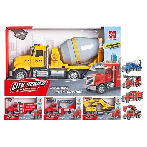 FIRE & CONSTRUCTION TRUCK W/LHT&SND