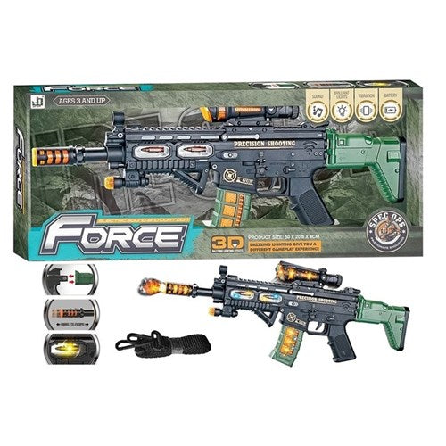RIFLE ASSAULT W/LIGHT & SOUND 50CM