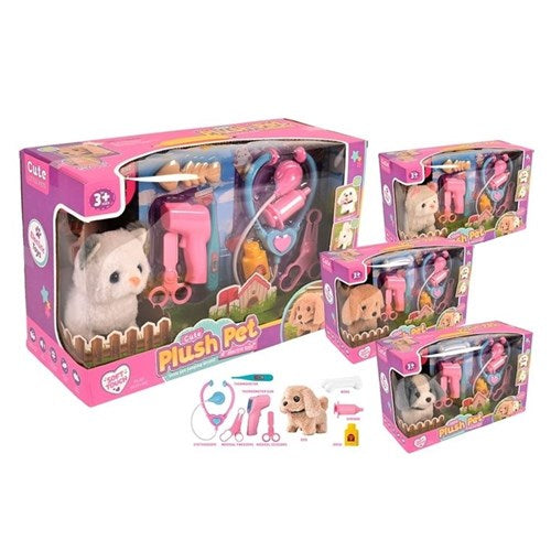 PLUSH PET MEDICAL SET 9PC