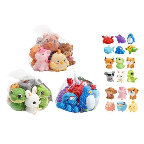 BATH TOY SETS 6PC ASST
