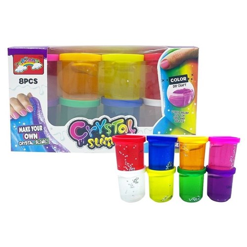 LASER CRYSTAL SLIME BOX 8PC