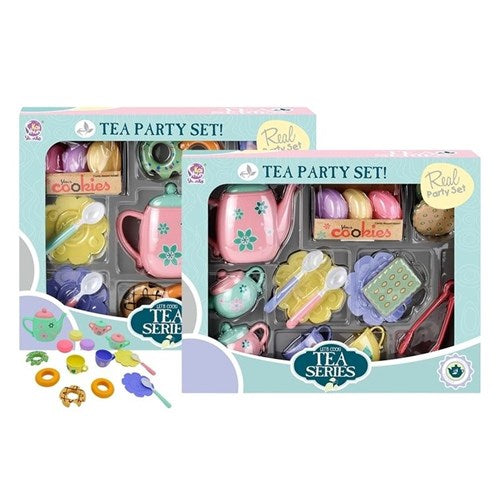 TEA SET MACARON 16PC