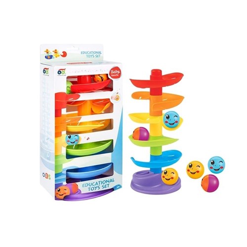 STACKING ROLLING BALL GAME 9PC