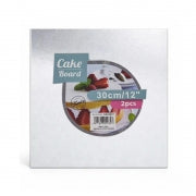 CAKE BOARD SQR 30CM 2PC
