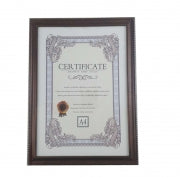 A4 CERTIFICATE FRAME W/STAND