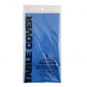 TABLECLOTH PLASTIC 137X274CM BLUE