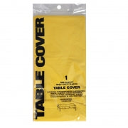 TABLECLOTH PLASTIC 137X274CM YELLOW