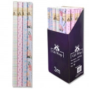 WRAPPING PAPER 70CM X 3M FLORAL