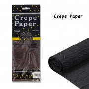 CREPE PAPER 50X200CM BLACK