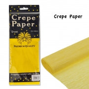 CREPE PAPER 50X200CM YELLOW