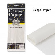 CREPE PAPER 50X200CM WHITE