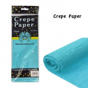 CREPE PAPER 50X200CM AQUA BLUE