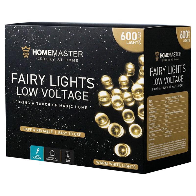 FAIRY LIGHTS 600LED WARM WHITE