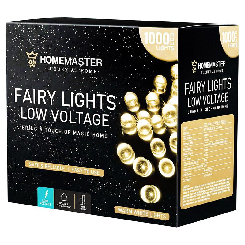FAIRY LIGHTS 1000LED WARM WHITE