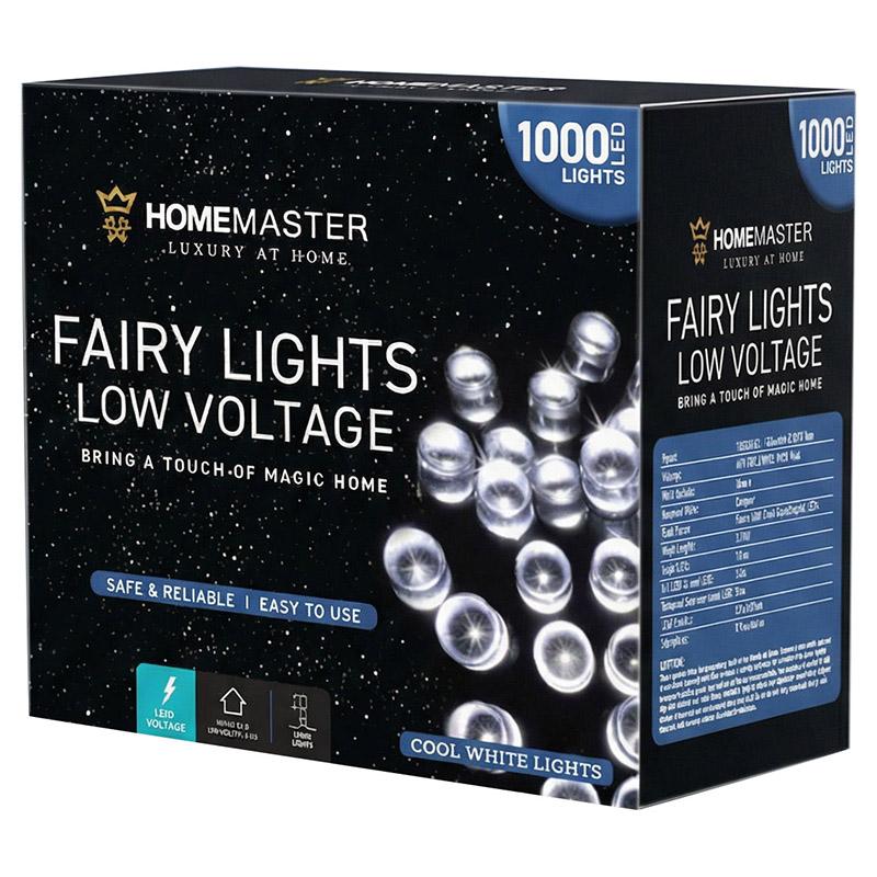 FAIRY LIGHTS 1000LED COOL WHITE