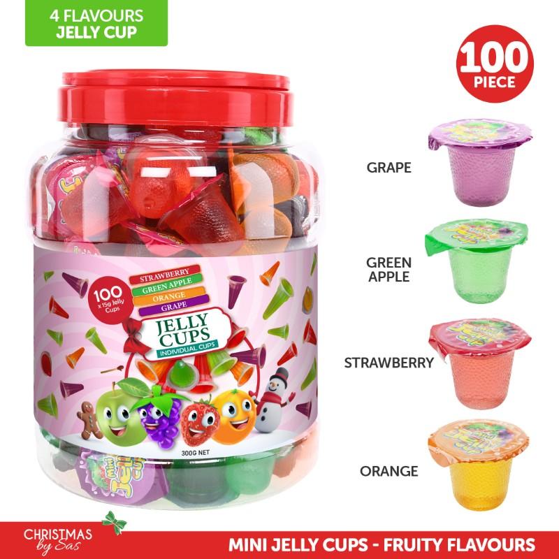 JELLY CUPS 100PC ASST FLAVOURS