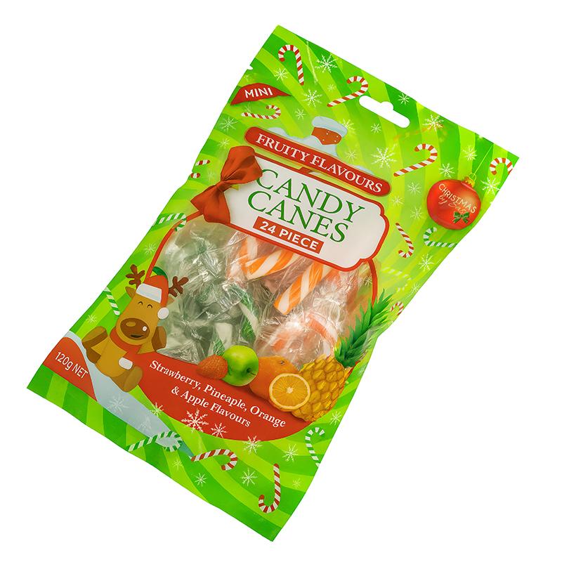 CANDY CANES MINI FRUITY 24PK