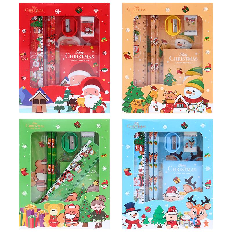 XMAS STATIONERY SET 6PC