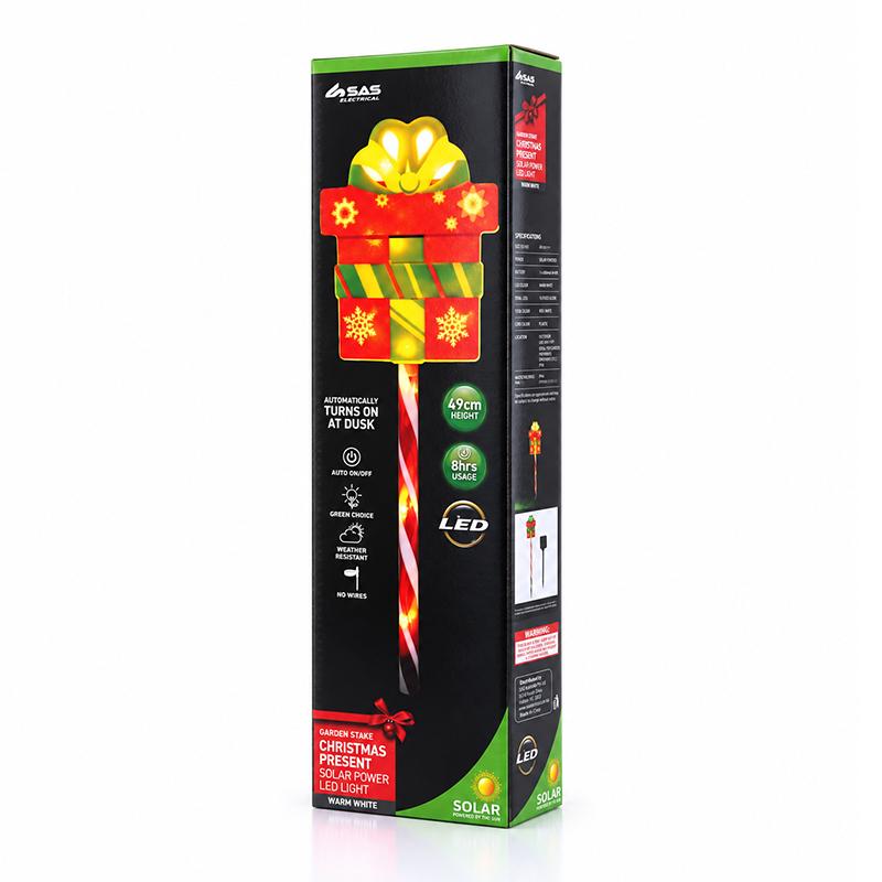 SOLAR STAKE LIGHT XMAS PRESENT
