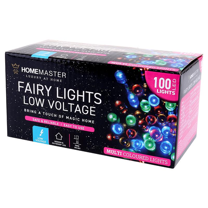 FAIRY LIGHTS 100LED MULTI CLR