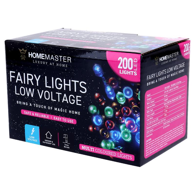 FAIRY LIGHTS 200 LED MULTI