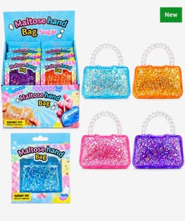 SQUISHY GEL GLITTER PURSE 8CM
